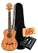 Oscar Schmidt by Washburn OU7T Long Neck Tenor Ukulele Bundle with Hard Case, Cherub Tuner, and Polishing Cloth - Spalted Mango Top, Back, and Sides Oscar Schmidt by Washburn OU7T Long Neck Tenor Ukulele Bundle with Hard Case, Cherub Tuner, and Polishing Cloth - Spalted Mango Top, Back, and Sides