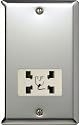 Varilight - Dual Voltage Shaver Socket Chrome - XCSS