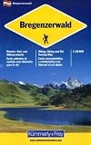  : Bregenzer Wald 1 : 50 000. Wanderkarte. Wander-, Rad- und Skitourenkarten