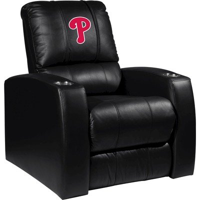 Home Theater Recliner with MLB Logo Panel Team: Philadelphia Phillies Secondary