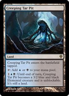 Magic: the Gathering - Creeping Tar Pit - Worldwake - Foil