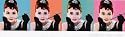 Audrey Hepburn in Breakfast at Tiffany's Movies Art Poster Print, 38x13