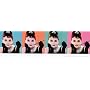 Audrey Hepburn in Breakfast at Tiffany's Movies Art Poster Print, 38x13