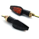 10MM Mounting Smoke Amber Side Visible LED Turn Signals Indicator Light For Super... by Astra Security