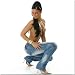 TOP Jeans super Details Blue Washed (6983