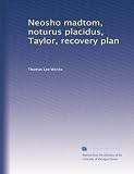 Neosho madtom, noturus placidus, Taylor, recovery plan