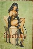 BETTIE Betty PAGE Paige Extatique METAL SIGN Retro
