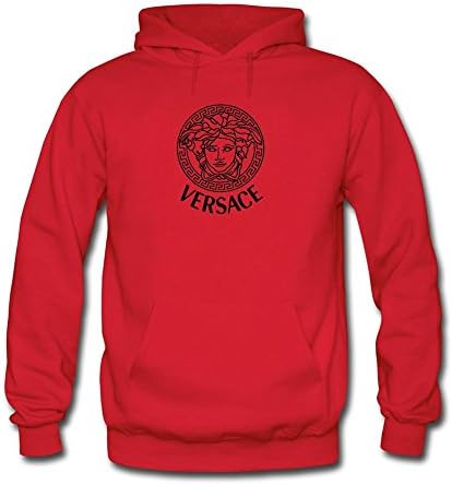 Versace Mens Printed Pullover Hoodies