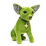 Cheap doggie carrier purses-Fuzzy Nation Comix Grass Chihuahua Dog Handbag-Garden Hounds Puppy Coutour Edition