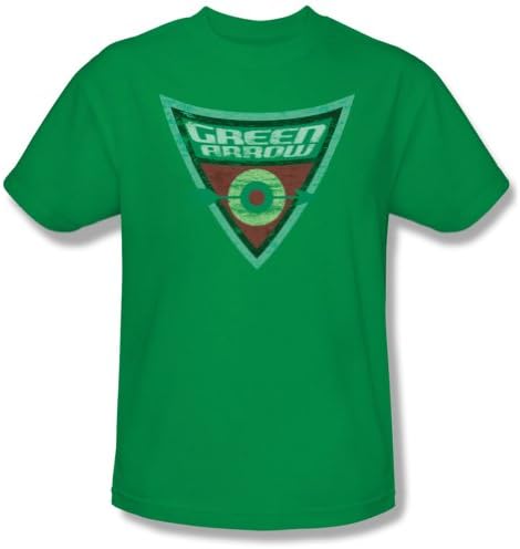 The Green Arrow Shield Bullseye Green Adult T-shirt Tee