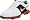 White/Metallic Silver/Safety Orange