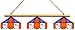 Imperial Denver Broncos Licensed Three Shade Stained Glass Billiard Table Lamp