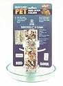 BIRD/SM ANIMAL SEED STICK HOLDER WITH SEED SAVER BASE