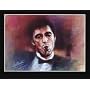 Al Pacino (Scarface - Smoking Cigar) Movie Poster Print - 16" X 20"