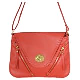 Cross Body Fashion Bag Coral Orange