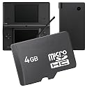 4GB Micro SD Memory Card for Nintendo DSi / DS Lite Handheld Games Console with Adaptor