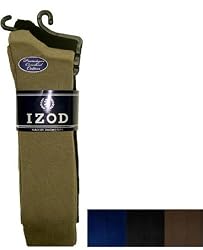 Izod Men's Fine Rib Socks, 3 Pair Pack