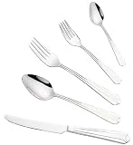 Lorenzo Melina-SS 18/10 84-Piece Flatware Set Service for 12