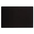 Quartet Oval Office Frameless Fabric Bulletin Boards, 3 x 2 Feet, Black (7683BK)