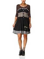 IAN MOSH Vestido Tolstoi (Verde Oscuro)