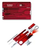 Victorinox-Lampe de poche a LED multifonctions - 13 Pieces - Victorinox SwissCard - 0.7300.T2 - Rouge