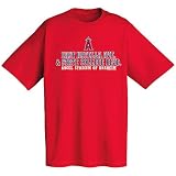 Los Angeles Angels of Anaheim Intersection Stadium T-Shirt by Majestic Athletic