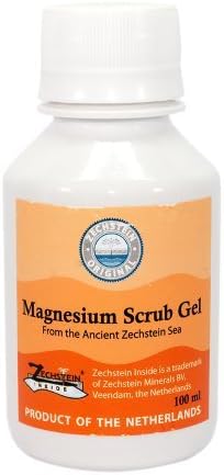 Zechstein Therapeutic Magnesium Scrub Gel for Face and Body - Heals Wounds, Reveals Smooth &amp; Radiant Skin - 100 ml by Zechstein