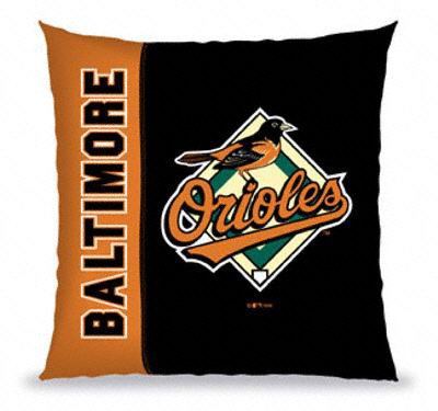 Buy Baltimore Orioles 27 inch Vertical Stitch Floor Pillow by Biederlack