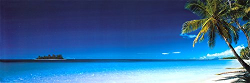 Beach - Morning Best Seller Door Poster Print, 62x21 Door Poster Print, 62x21 Collections Door Poster Print, 62x21