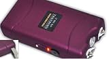 PURPLE 12 Million 12,000,000 VOLT Mini Stun Gun + LED Flashlight + Case