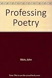 Professing poetry