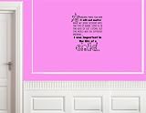 A HUNDRED YEARS FROM NOW IT WILL NOT MATTER WHAT MY BANK ACCOUNT WAS, THE TYPE OF HOUSE I LIVED IN, OR THE KIND OF CAR I DROVE, BUT THE WORLD MAY BE DIFFERENT BECAUSE I WAS IMPORTANT IN THE LIFE OF A CHILD Vinyl wall lettering quotes and sayings home art decor decal
