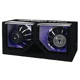 Ground Zero GZRB 2300X Bandpassgeh&auml;use 50+60 Liter, 2x30 cm Subwoofer, 1000 WRMS