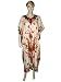 Moroccan Caftans for Womens Paisley Print Satin Crepe Lounge Wear Kaftan