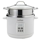 Aroma NRC-1000 Nutriware 18-Cup Whole Grain GourmetDigital Rice Cooker, Food Steamer and Pasta Cooker