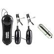California Exotics / Swedish Erotica Vibrating Nipple Clamps Body Adornments Adult Sex Toy Kit