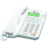 AT&T CL2909 Corded Phone with Speakerphone and Caller ID/Call Waiting, White