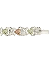 Black Hills Gold 7 inch Sterling Silver Bracelet