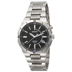Seiko Men's SKA347 Kinetic Silver-Tone Watch