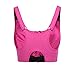 Beepeak Women's High Support Push Up Zip Front Close Padded Sports Bra