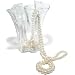 HinsonGayle Glamour Collection Ultra-Luster 7.0-7.5mm White Circle Baroque Cultured Pearl Rope Necklace