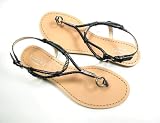 Coach Opal Snake Sandals A8070, Black
