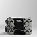 Coach Penelope Op Art Signature Wristlet Bag Case for IPOD 42180 Black White