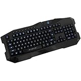 Vicious Touch - MMO / FPS LED Backlit Gaming Keyboard, with 15 Programmable Macro Keys for Professional and Casual Gamers