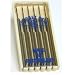 Grobet Swiss Carbon Steel Twist Drill Bits Size 4/0