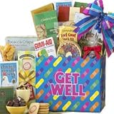 Get Well Soon Gift Box - Gourmet Food Gift Basket by ArtofAppreciation.com