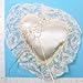 Bridal/Wedding Ring Bearer Pillow- Heart with Lace title=