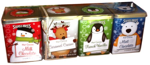 Swiss Miss Cocoa Gift Pack:Swiss Miss Hot Cocoa Gift Pack 4 Tins