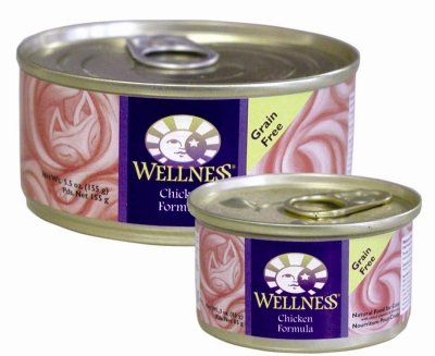 Wellness Canned Cat Food, Chicken Recipe, 24-Pack of 3 oz. Cans