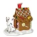 GREAT DANE HARLEQUIN Dog GINGERBREAD HOUSE Christmas Ornament 16C